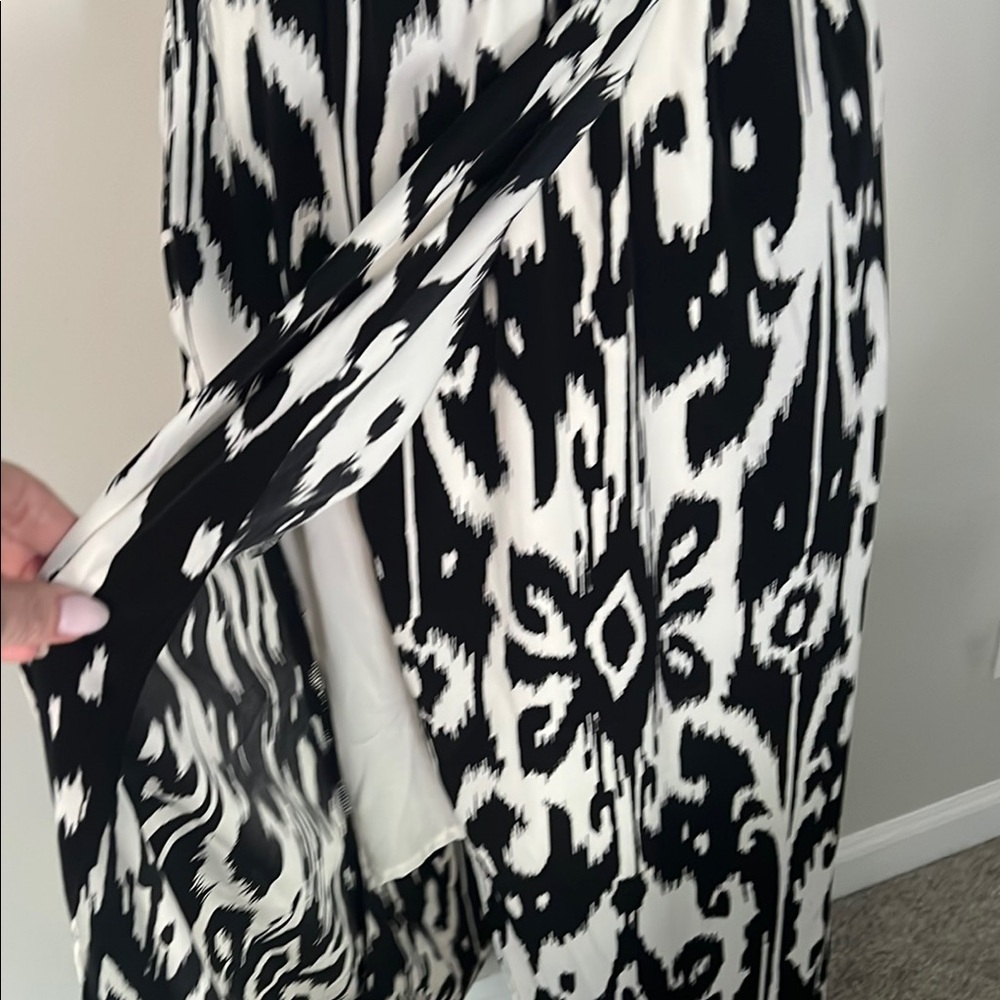 Athleta Black and White Halter Sundress Maxi - Picture 4 of 8
